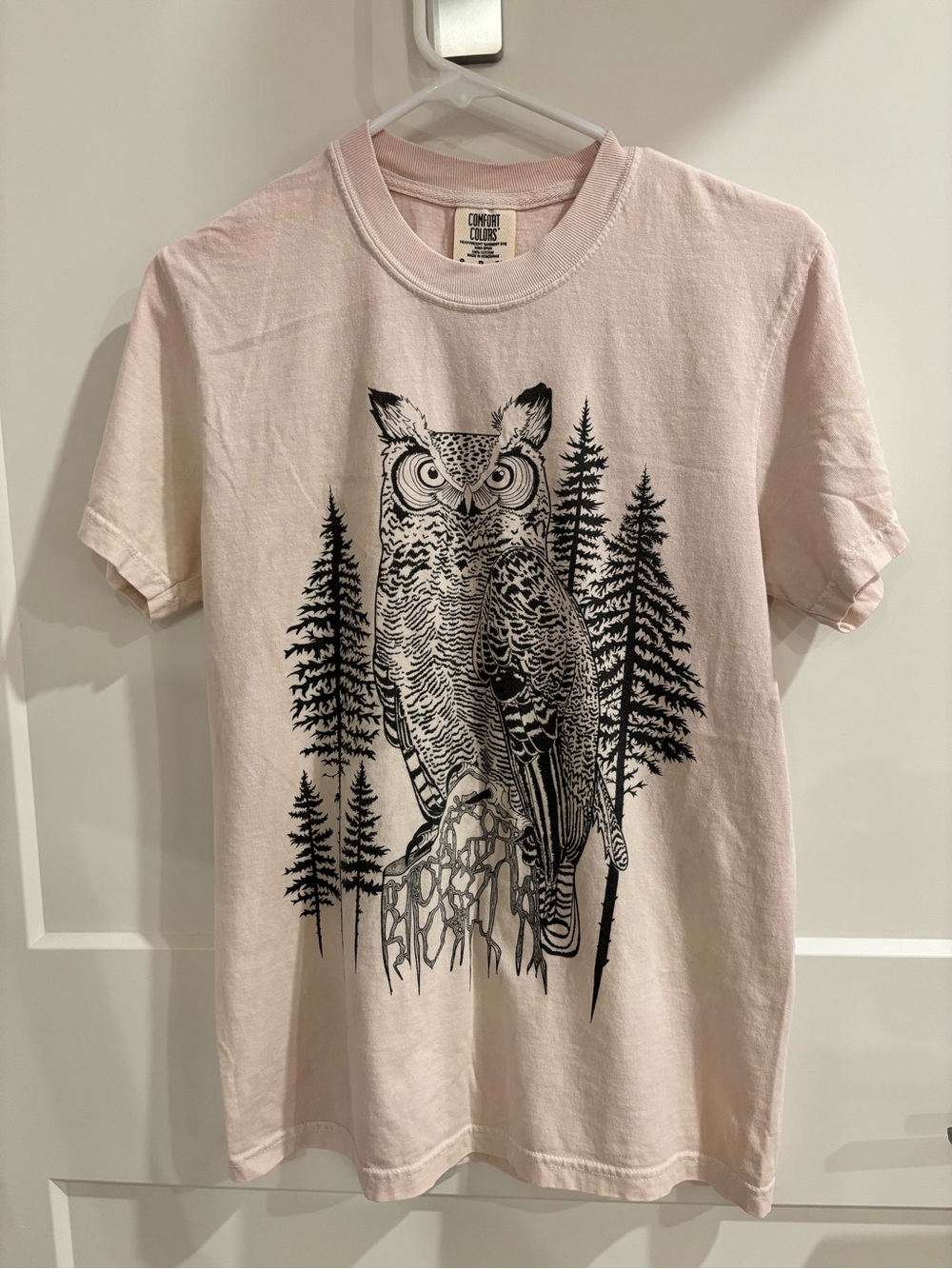 Owl t-shirt, men’s or women’s S